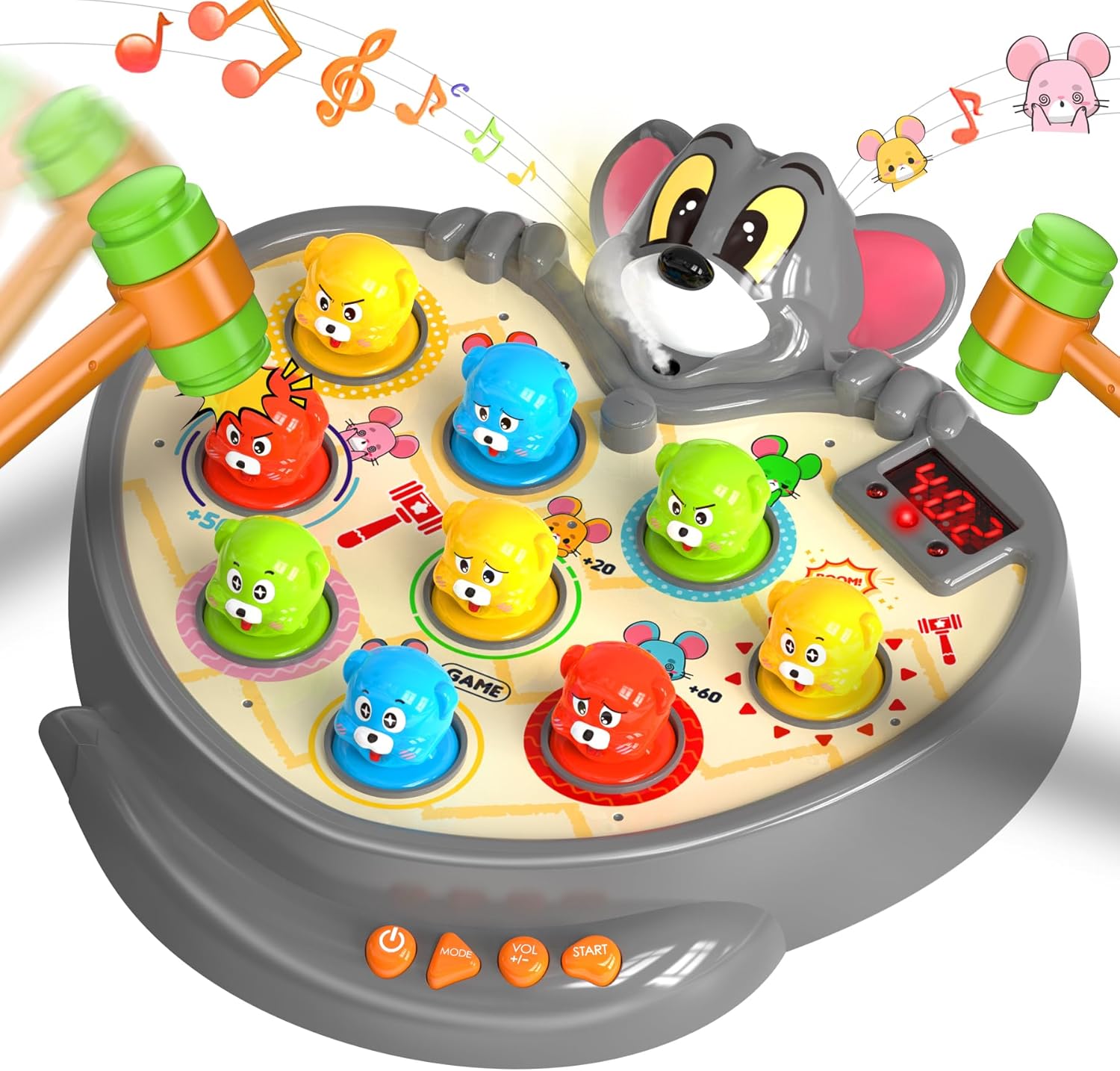 Mole-Tapping Hammer Toy