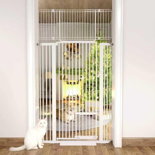Jiprlak 71" Extra Tall Cat Gate (White)