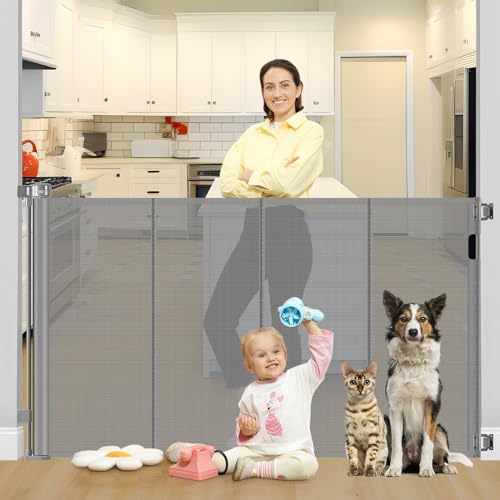 HEELALBABY 42" x 80" Retractable Gate