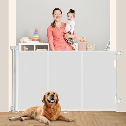 71 inch Retractable Baby Gates 42 inch Tall