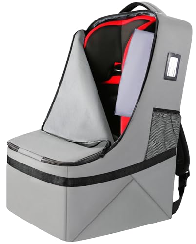 YOREPEK Gate Check Car Seat Travel Bag (Grey)