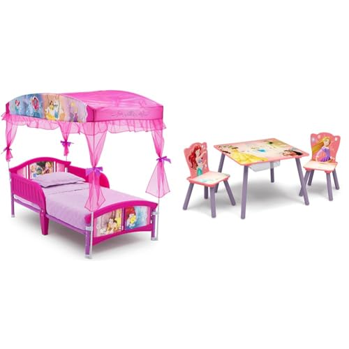 Delta Children Canopy Toddler Bed & Table Set