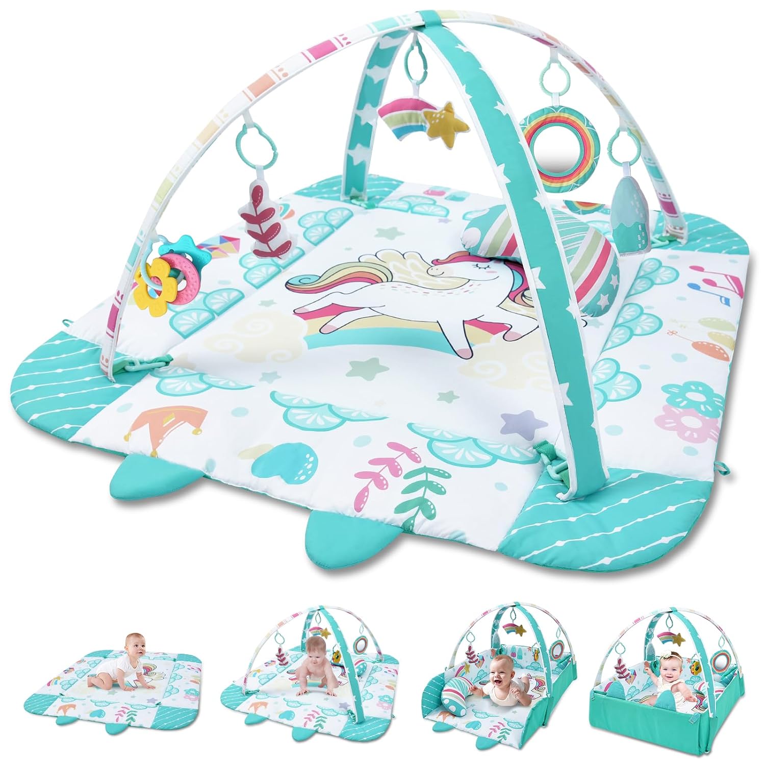 TFDER Unicorn Play Mat