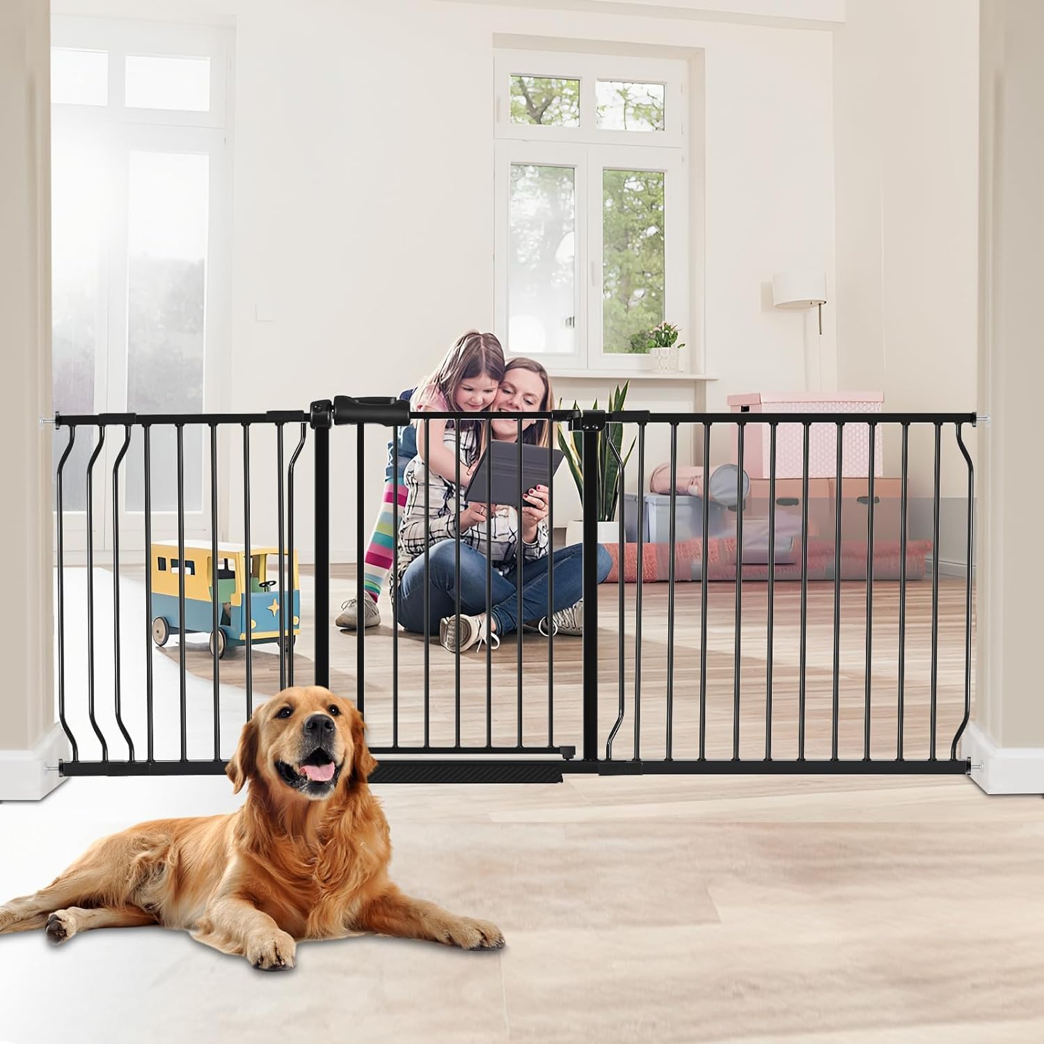 HOOEN Extra Wide Metal Gate