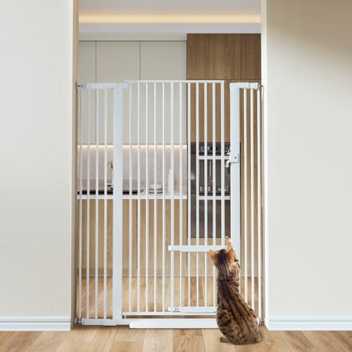 COMOMY 55.1" Extra Tall Pet Gate