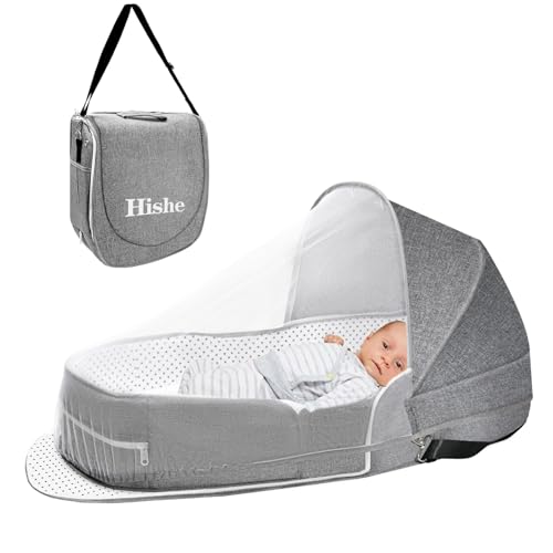 HISHE Baby Travel Bassinet Portable Pod