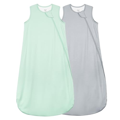 Supersoft Rayon Made from Bamboo Sleep Sack 18-24 Months (Green & Gray)