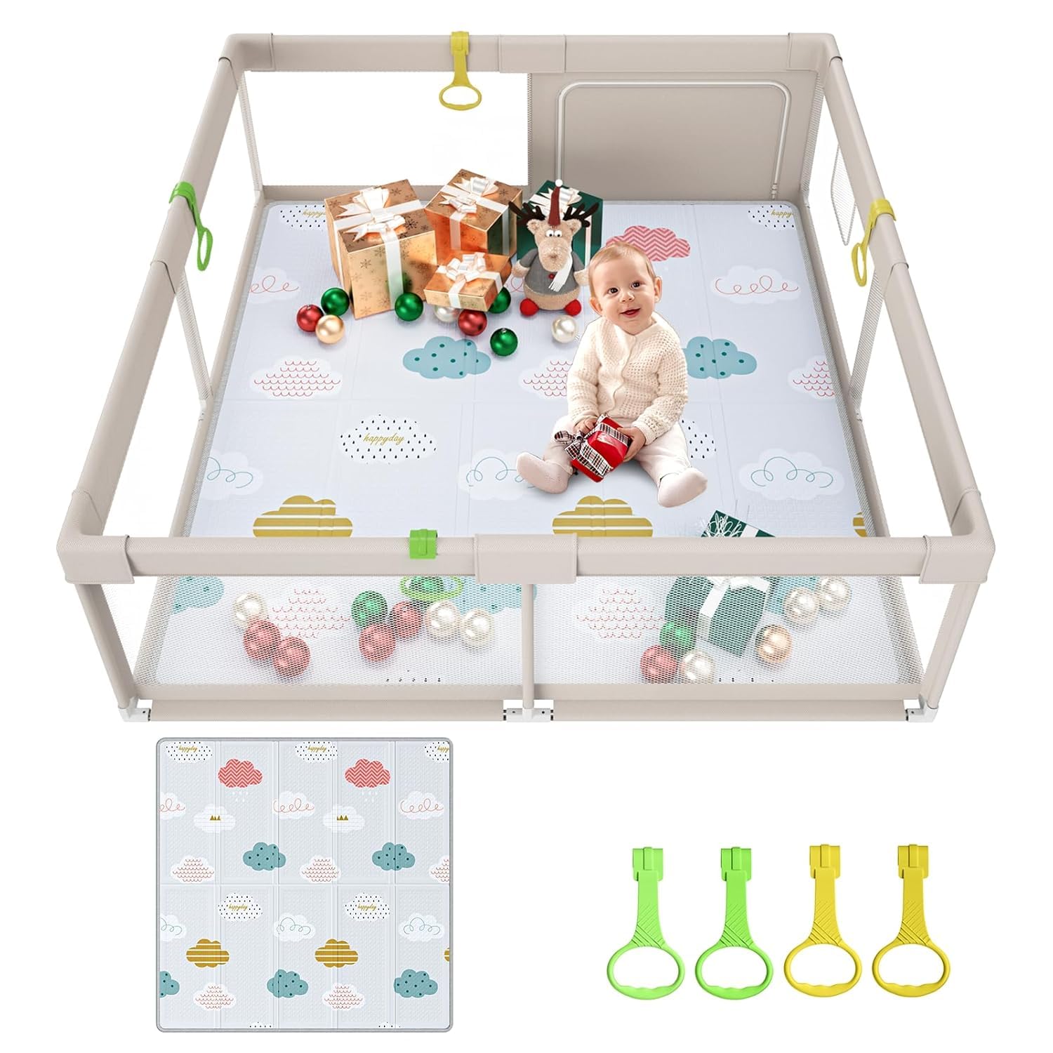 Fodoss 59x59in Playpen