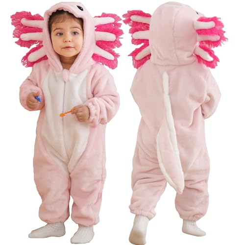 DarkCom Axolotl Hooded Romper