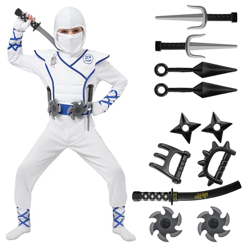 Spooktacular Creations Ninja Costume (White)