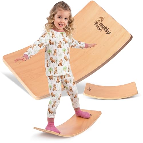 NUTTY TOYS Wooden Wobble Board
