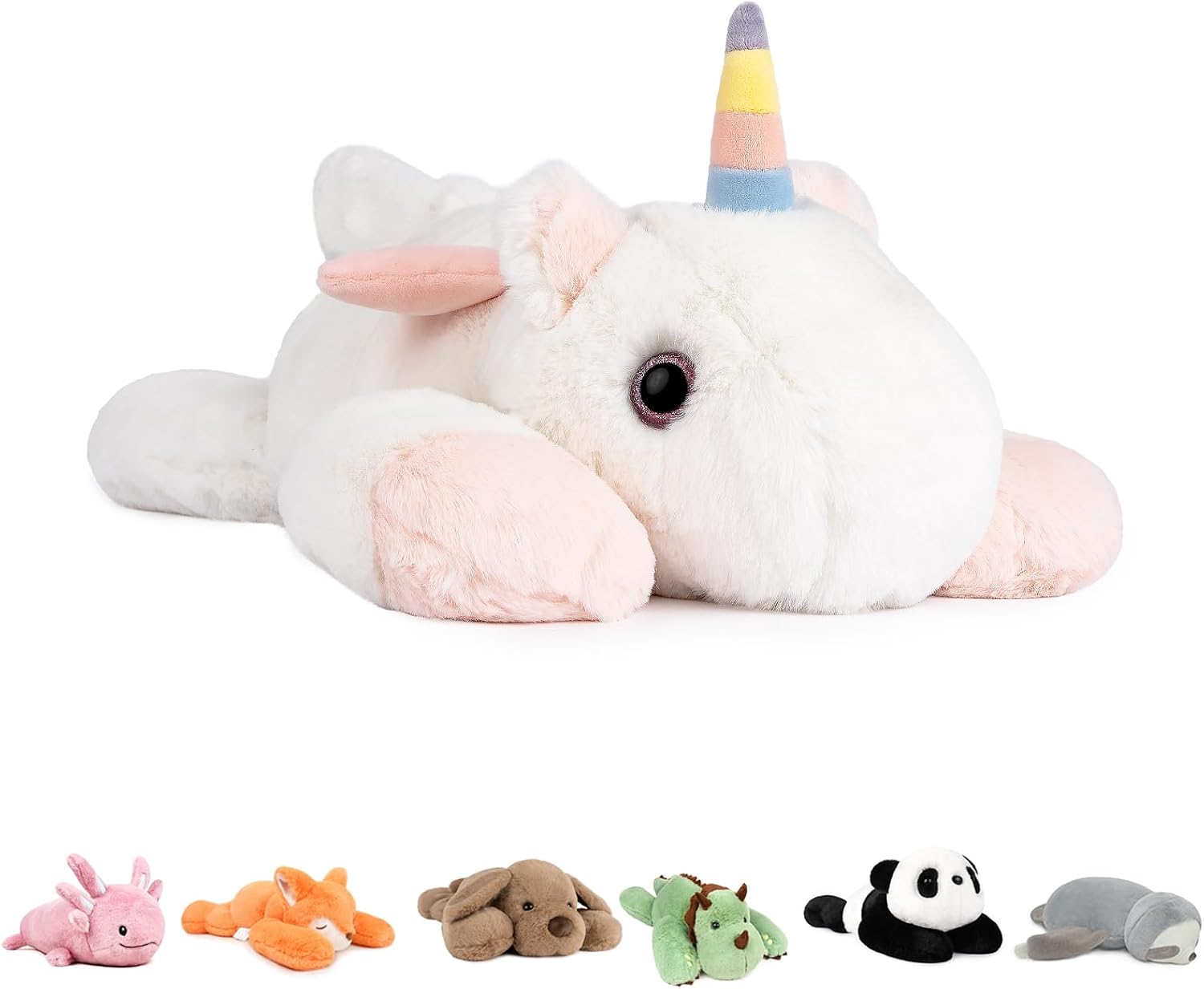 NiuniuDaddy 20" Unicorn Weighted Plush