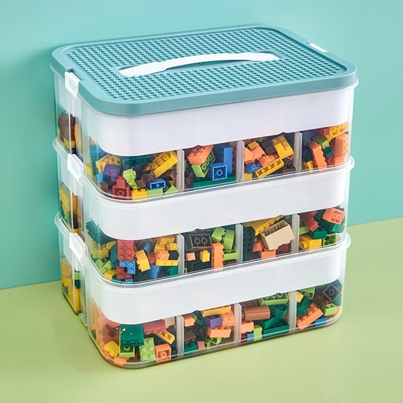 joyingbaby 3-Layer Lego Case (Green)