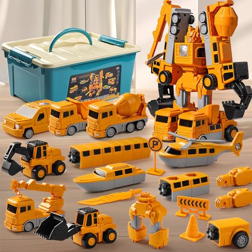 Magnetic Transform Engineering Car Set