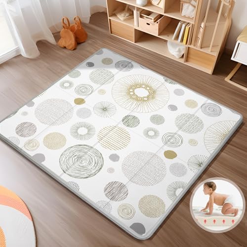 PIGLOG Foldable Baby Play Mat (Circle)
