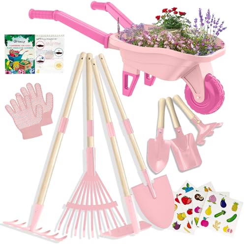 Qtioucp Kids Gardening Tools Outdoor Toys Set