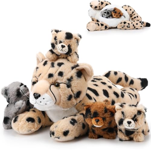 Silipull Cheetah Family Set
