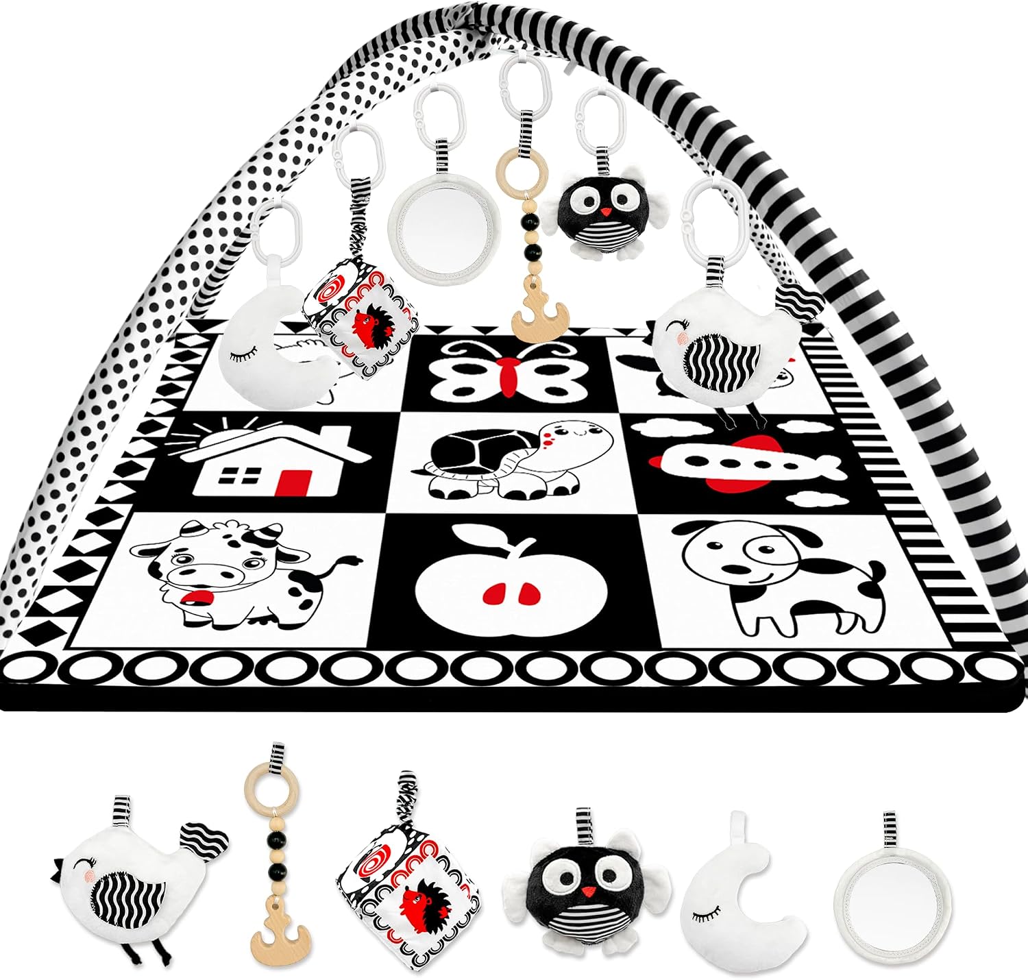 QUOKKA High-Contrast Play Mat
