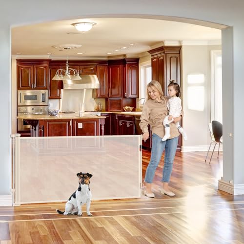 KISKIZ 75" Extra Wide Retractable Gate