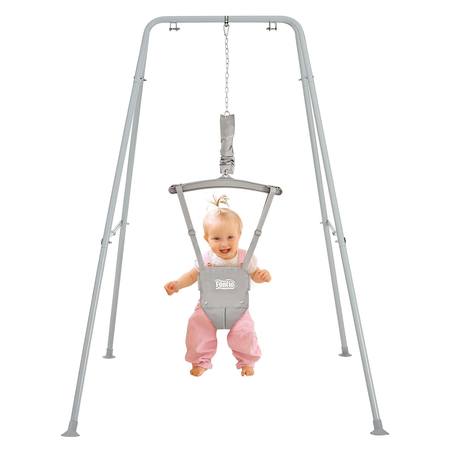FUNLIO Baby Jumper with Stand (Grey)