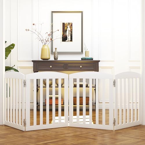 SPIRICH 96" Wooden Freestanding Gate