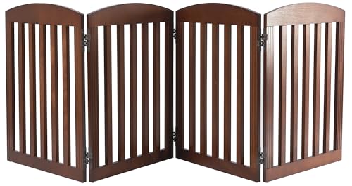 SPIRICH 96" Wooden Freestanding Gate