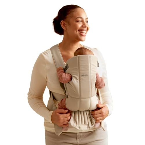BabyBjorn Baby Carrier Mini, Beige, Woven
