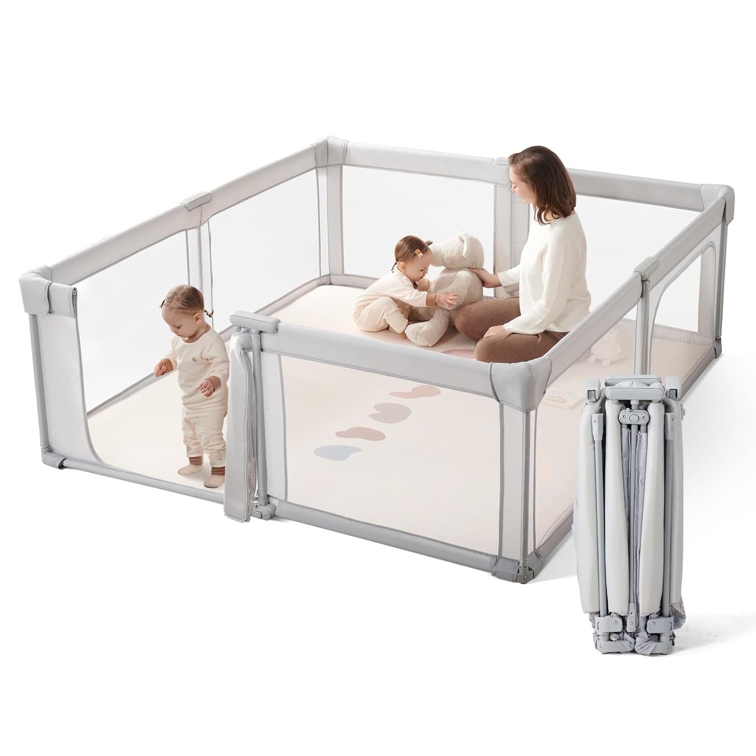 cosola Playpen 71x79 (Grey)