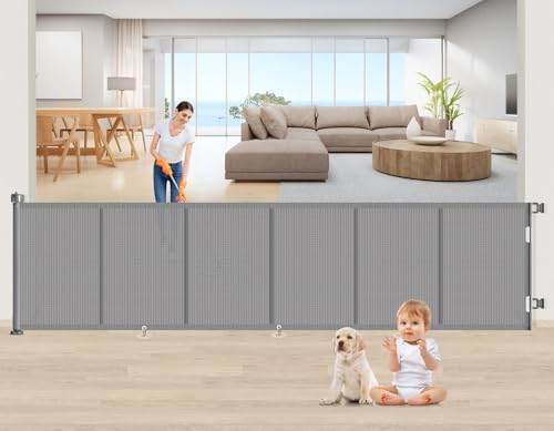 Upgrade 150 inch Retractable Baby Gates - EZIGO