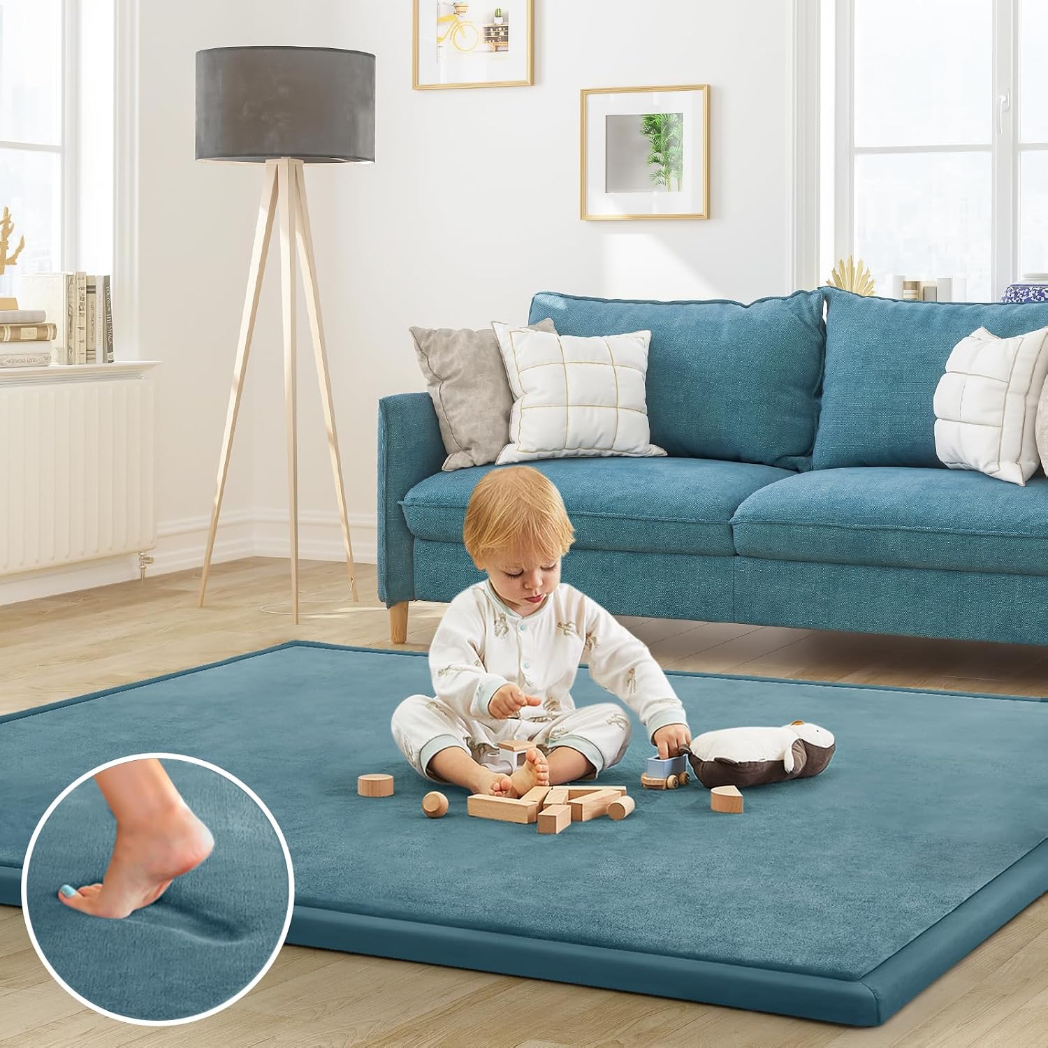 ILPEOD Memory Foam Mat (Green)