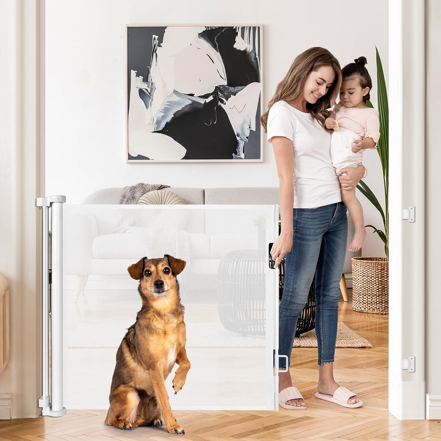 Retractable Baby Gates 55" (KISKIZ)