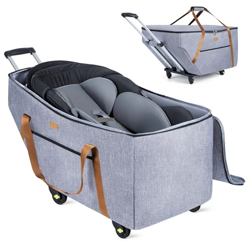 Tonyeee Infant Car Seat Travel Bag with Wheels