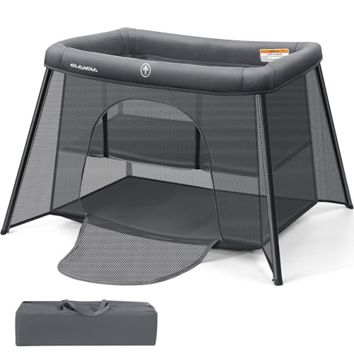 ELEMARA 2 in 1 Baby Travel Crib