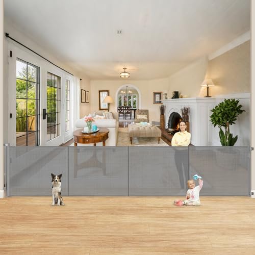 HEELALBABY 42" Extra Tall Retractable Gate