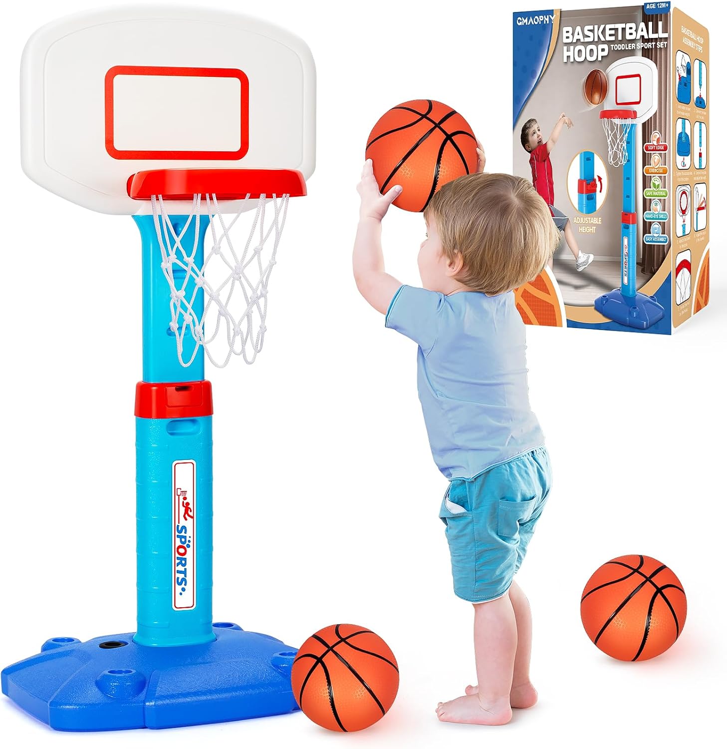 GMAOPHY Adjustable Basketball Hoop