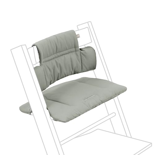 Stokke Tripp Trapp Classic Cushion 2, Glacier Green - Pair with Tripp Trapp Chair or High Chair for Support & Comfort - Machine Washable