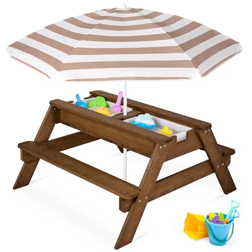 Best Choice Products 3-in-1 (Walnut/Beige)