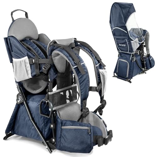 besrey Baby Backpack Carrier (Blue/Grey)