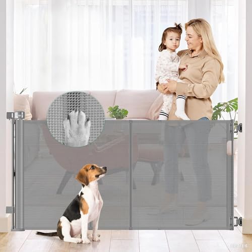 KISKIZ Reinforced 56" Retractable Gate