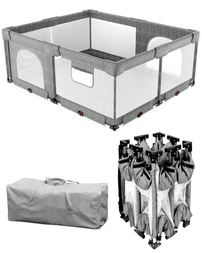 Patywaga 59" x 71" Foldable Playpen