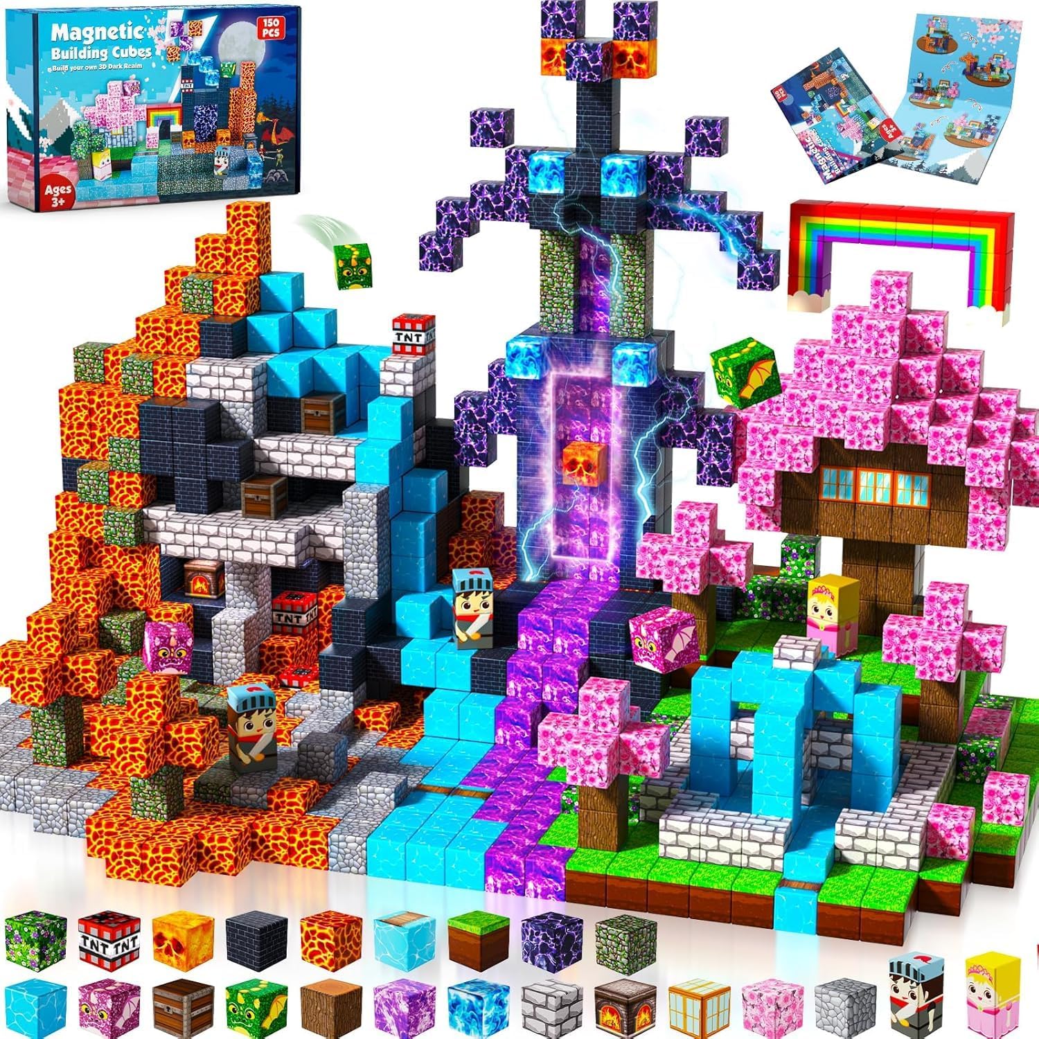 Magnetic Blocks - 150 PCS