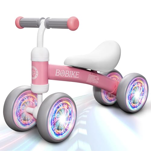 Bobike Baby Balance Bike (Colorful, Pink-Light)