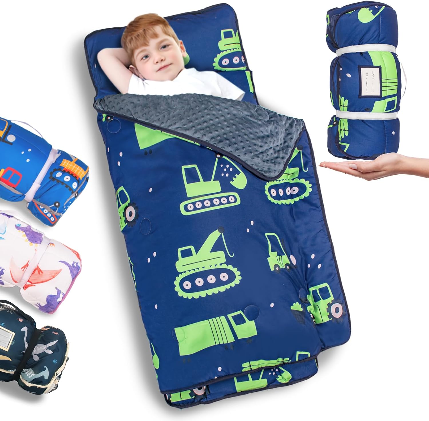PRIMLECT Thickened Toddler Nap Mat (Excavator)