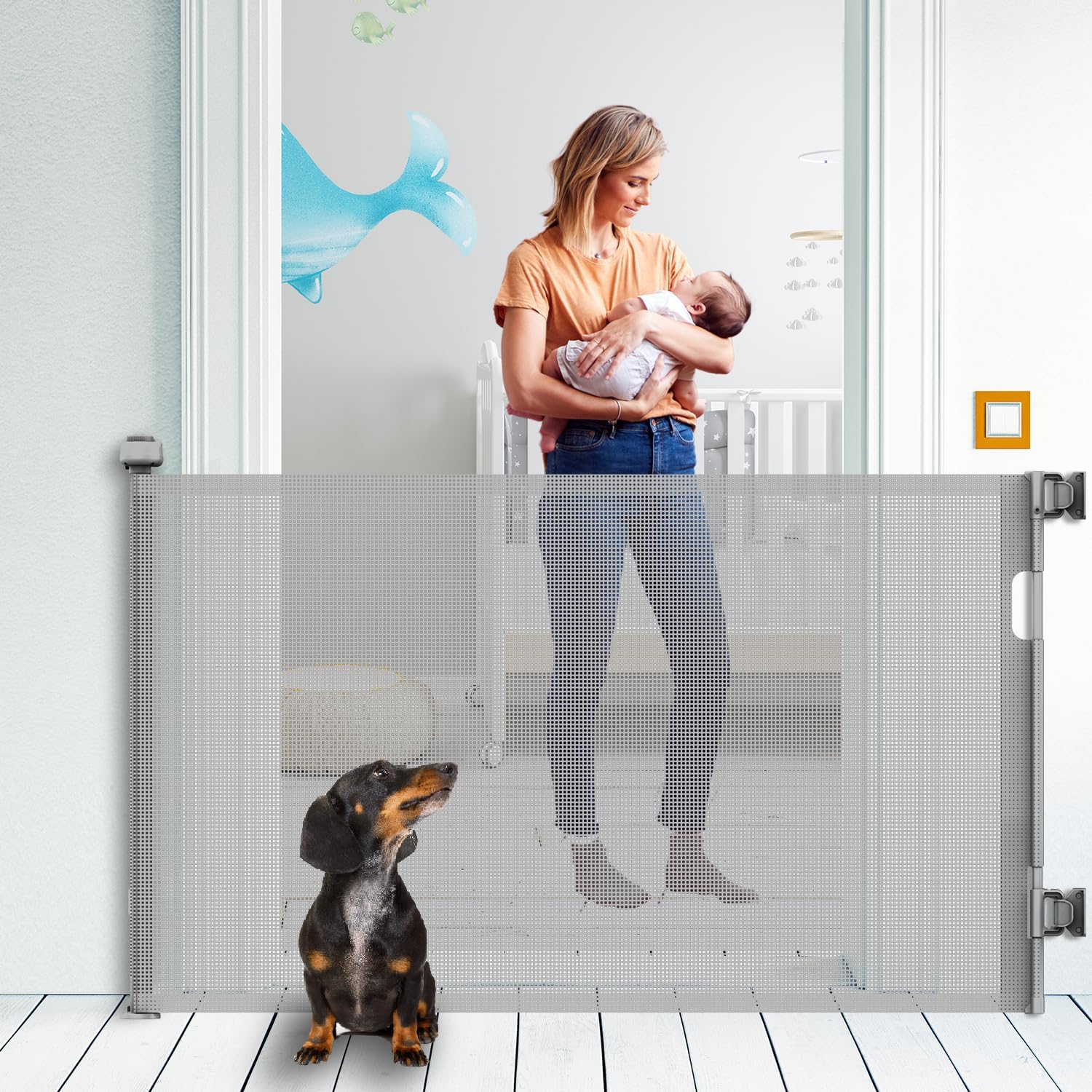 KYXAIN Retractable Baby Gate