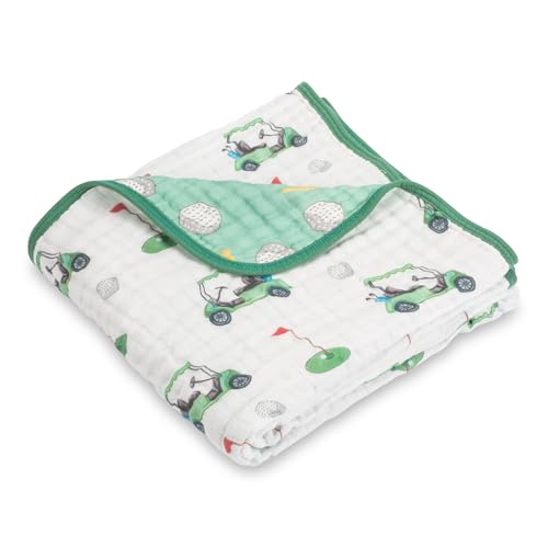 LollyBanks Muslin Baby Blanket 100% Organic Cotton