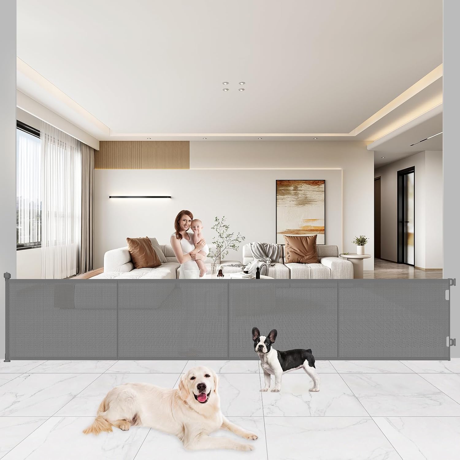 Pawtners 200" Retractable Gate