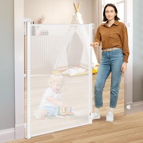 HEELALBABY 52" Extra Tall Retractable Gate