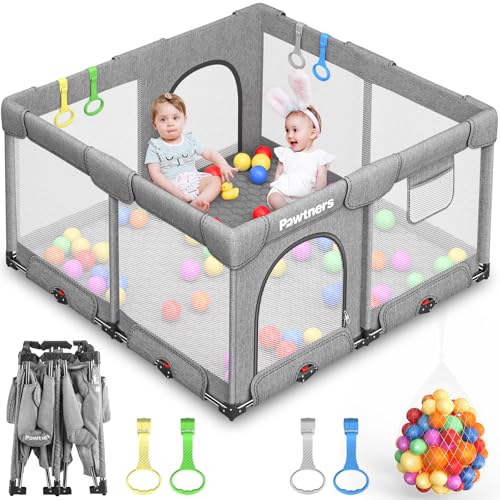 Pawtners 50" Foldable Playpen
