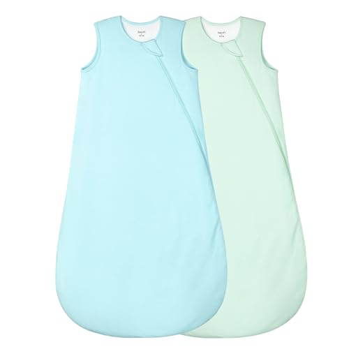 EasyFi Bamboo Sleep Sack (6-12M) Green & Blue