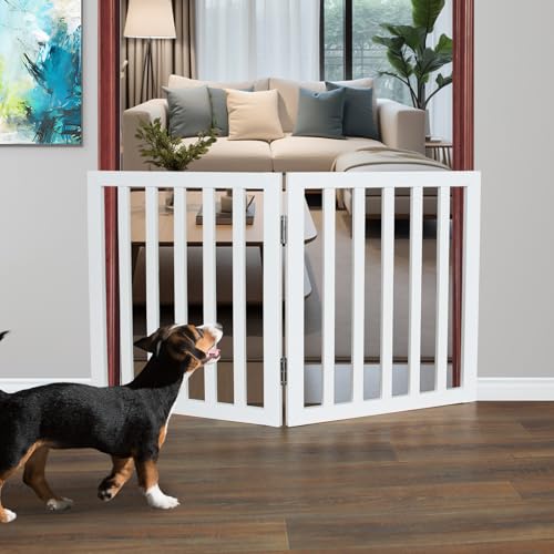 ZJSF Freestanding Indoor Dog Gate